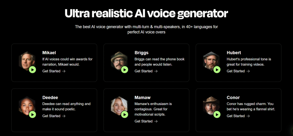 PlayHT AI voice voices features