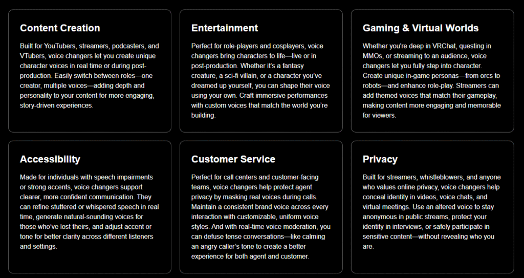 PlayHT ai voice applications